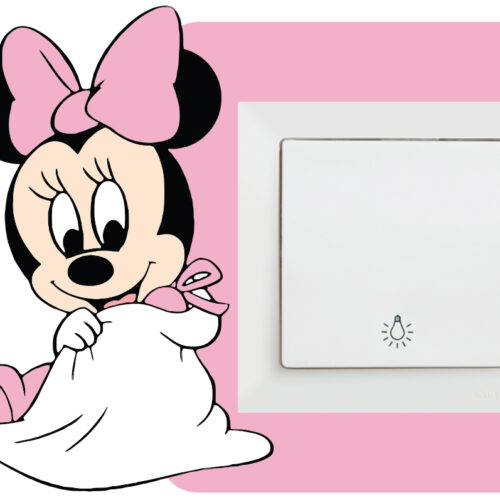 Minnie 4 stiker oko prekidaca